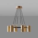 Loft Industry Modern - Brass Bank Chandelier